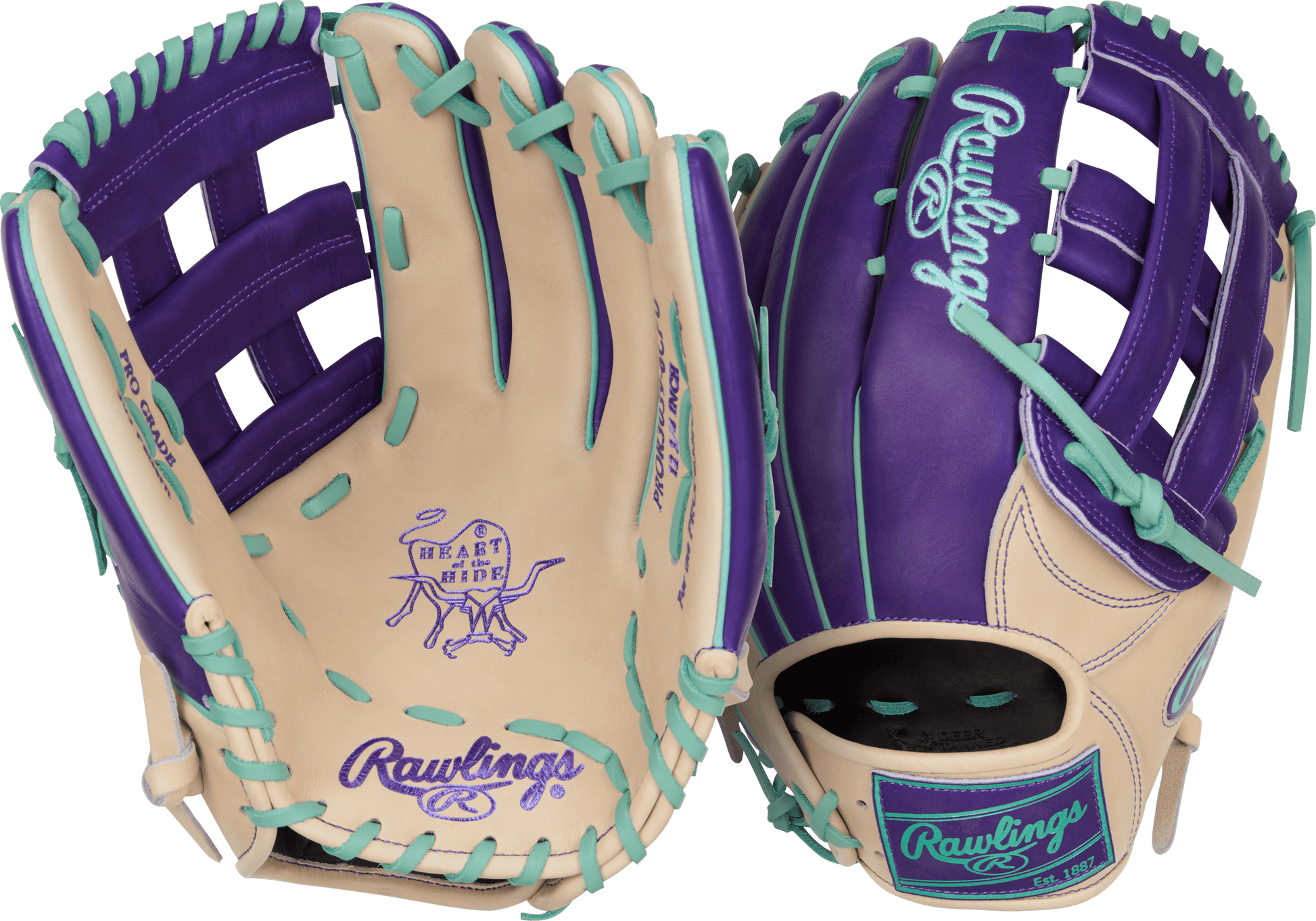 Rawlings Heart of the Hide Color Sync 12.75" Baseball Fielding Glove - PROR3039-6CPU - Smash It Sports