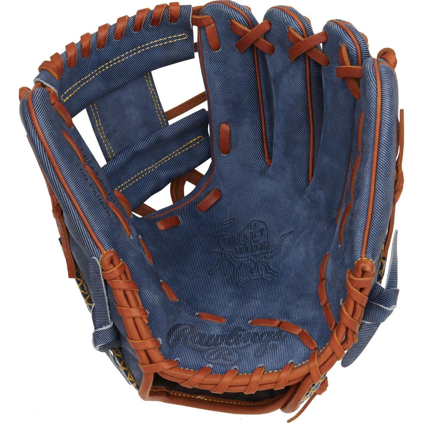 Rawlings Heart of the Hide Pro Label Denim Edition 11.5" Baseball Fielding Glove - PRO204-2D – Product View | Smash It Sports