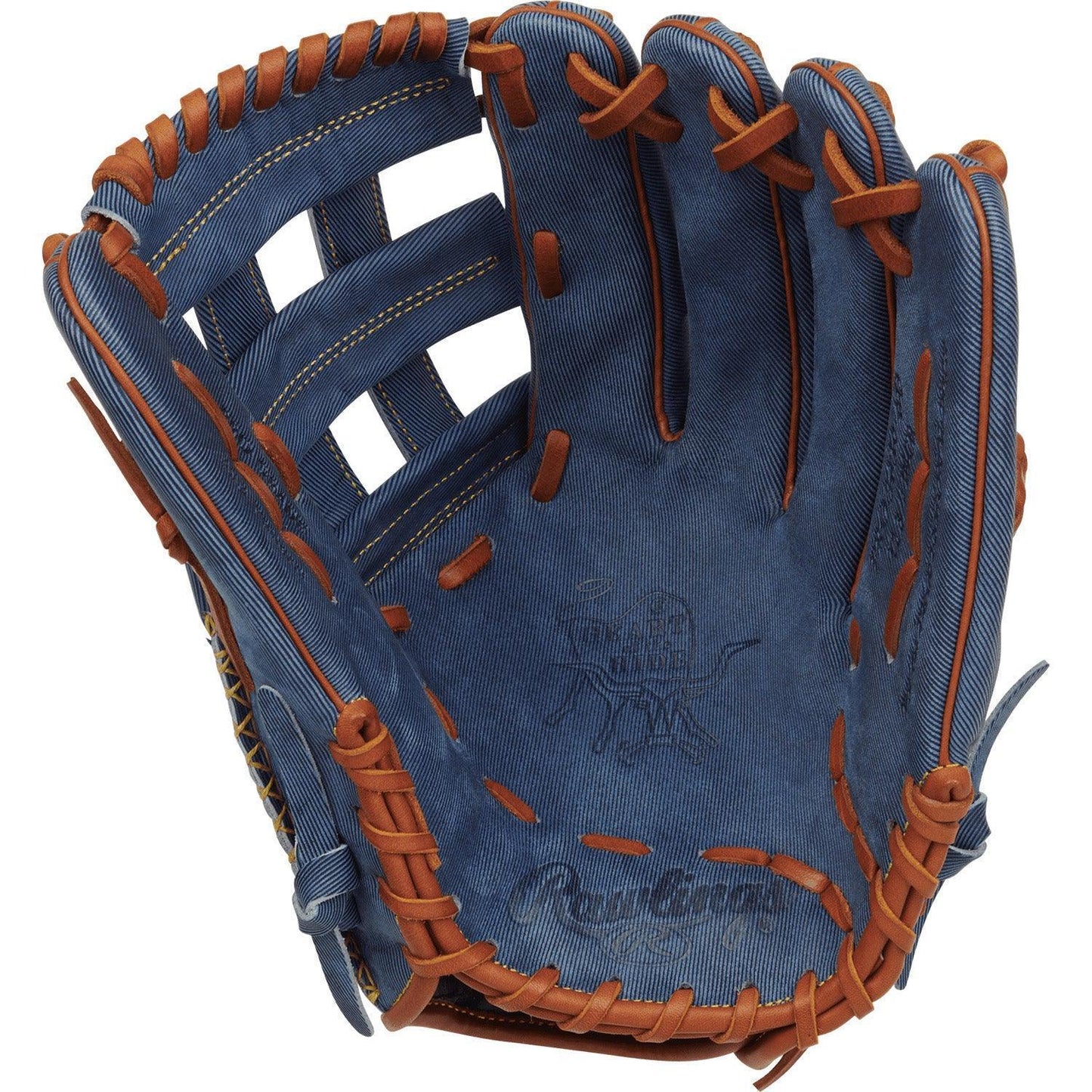 Rawlings Heart of the Hide Pro Label Denim Edition 12.75" Baseball Fielding Glove - PRO3039-6D – Product View | Smash It Spor
