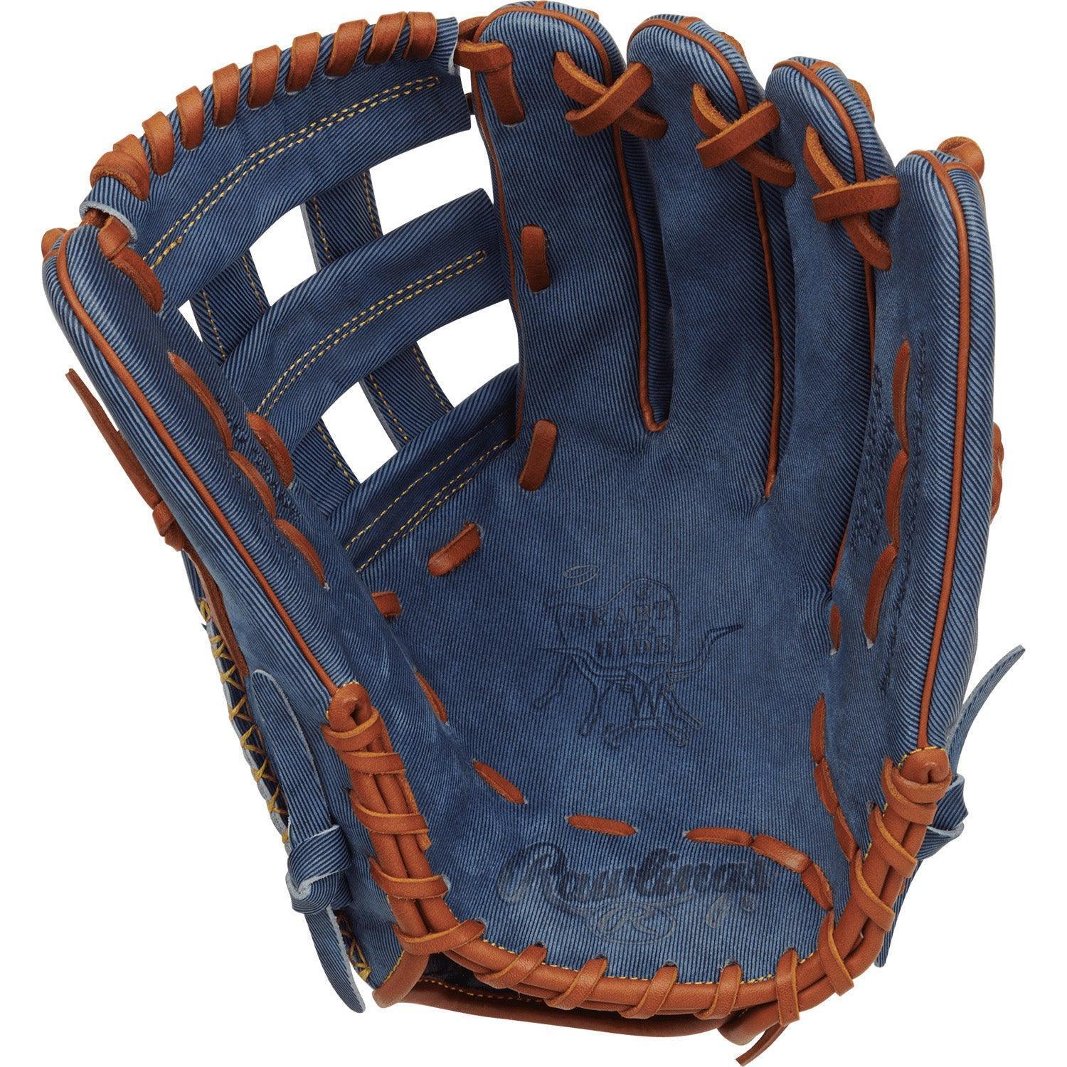 Rawlings Heart of the Hide Pro Label Denim Edition 12.75" Baseball Fielding Glove - PRO3039-6D – Product View | Smash It Spor