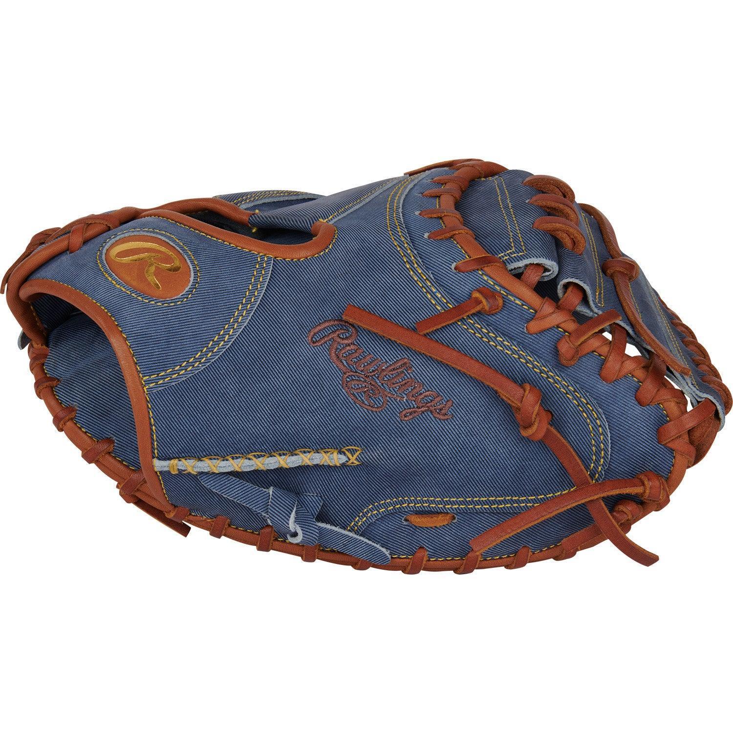 Rawlings Heart of the Hide Pro Label Denim Edition 34" Baseball Catcher's Glove/Mitt - PROCM43D - Smash It Sports