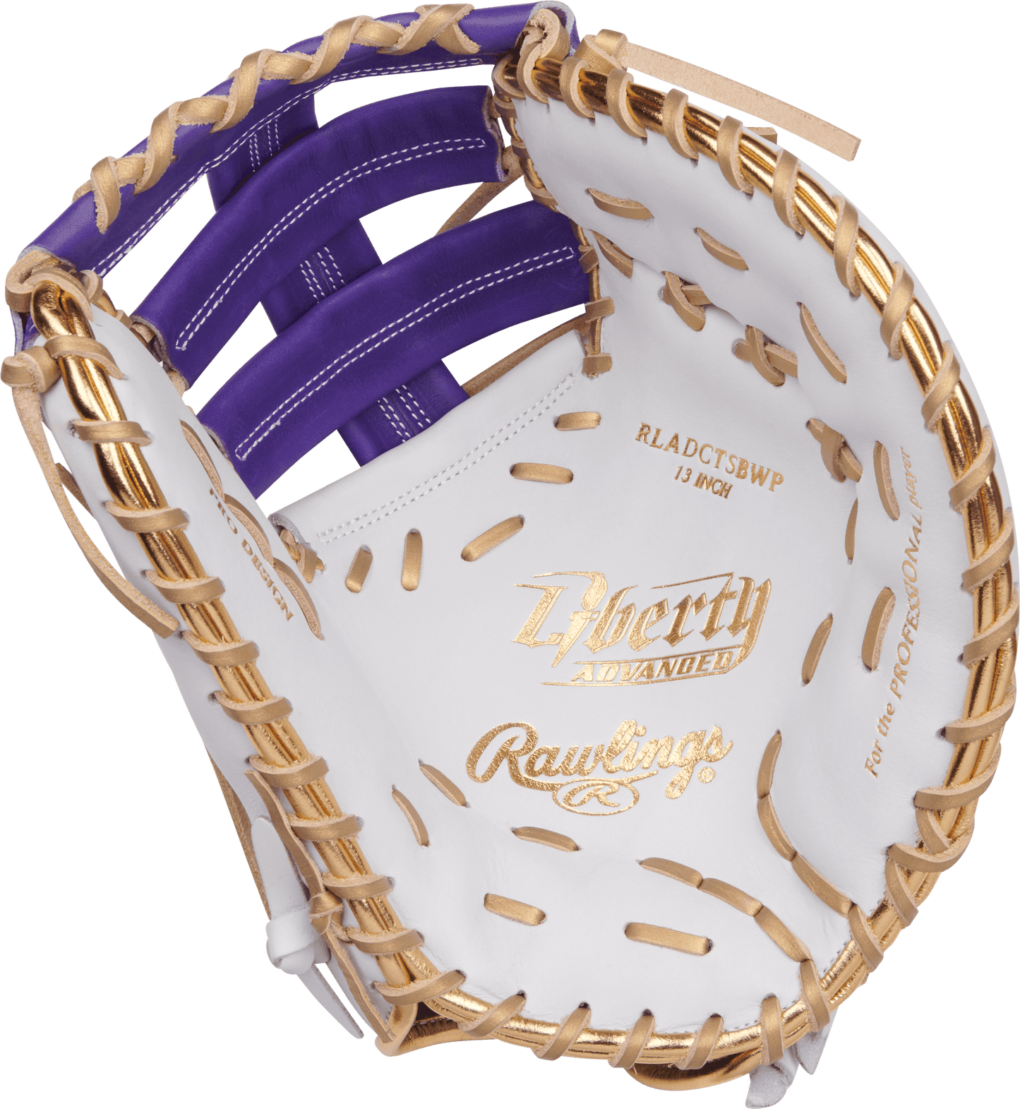 Rawlings Liberty Advanced ColorSync 4.0 13" First Base Softball Mitt/Glove - RLADCTSBWPUG - Smash It Sports