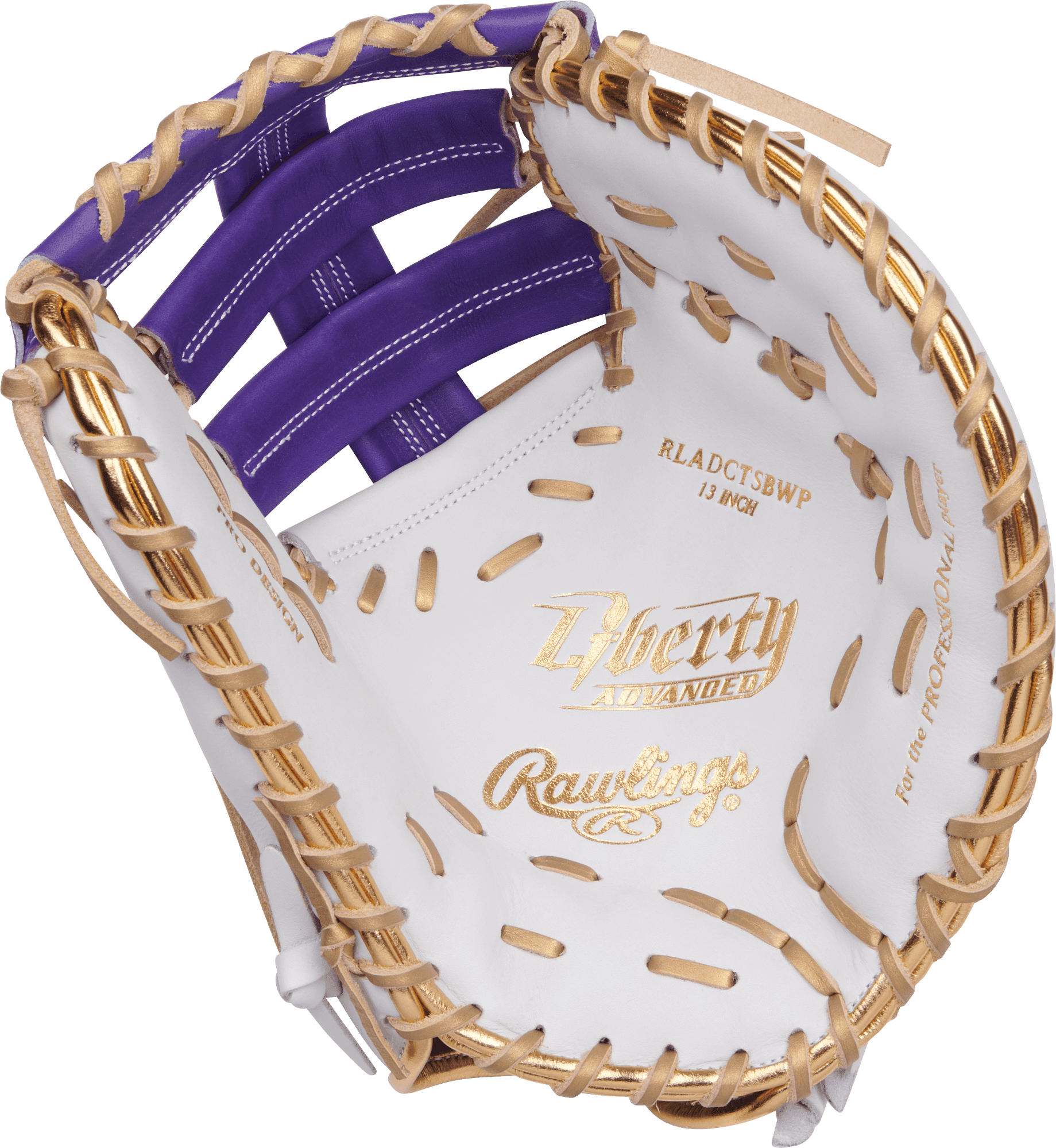 Rawlings Liberty Advanced ColorSync 4.0 13" First Base Softball Mitt/Glove - RLADCTSBWPUG - Smash It Sports