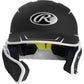 Rawlings Mach Two-Tone Matte Batting Helmet with EXT FLAP-MACHEXTL-LEFT HANDED BATTER – Second View | Smash It Sports