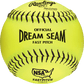 Rawlings NSA 12" Official Dream Seam Fastpitch Softballs C12BYLN - Smash It Sports