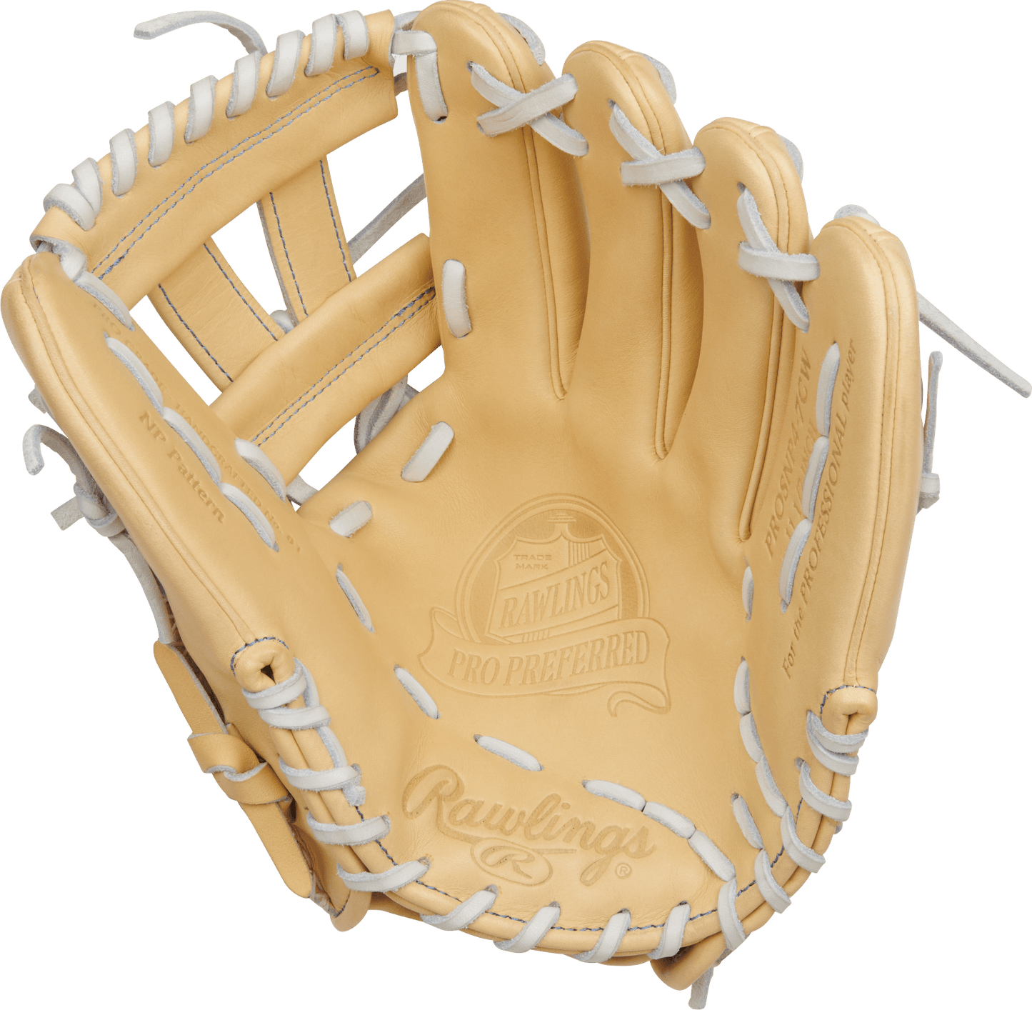 Rawlings Pro Preferred 11.5" Baseball Fielding Glove - RPROSNP4-7CW – Specs Overview | Smash It Sports | leather, kip, pro