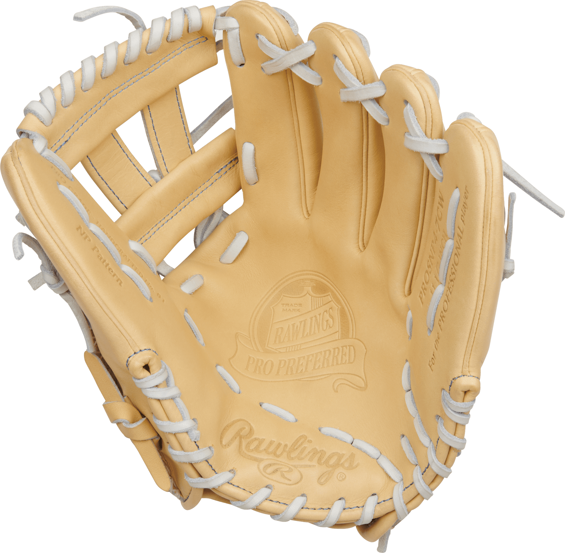 Rawlings Pro Preferred 11.5" Baseball Fielding Glove - RPROSNP4-7CW – Specs Overview | Smash It Sports | leather, kip, pro