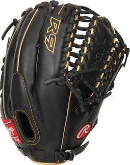 Rawlings R9 Baseball 12.75" Modified Trapeze Baseball Fielding Glove - R96019BGFS – Product View | Smash It Sports | leather,