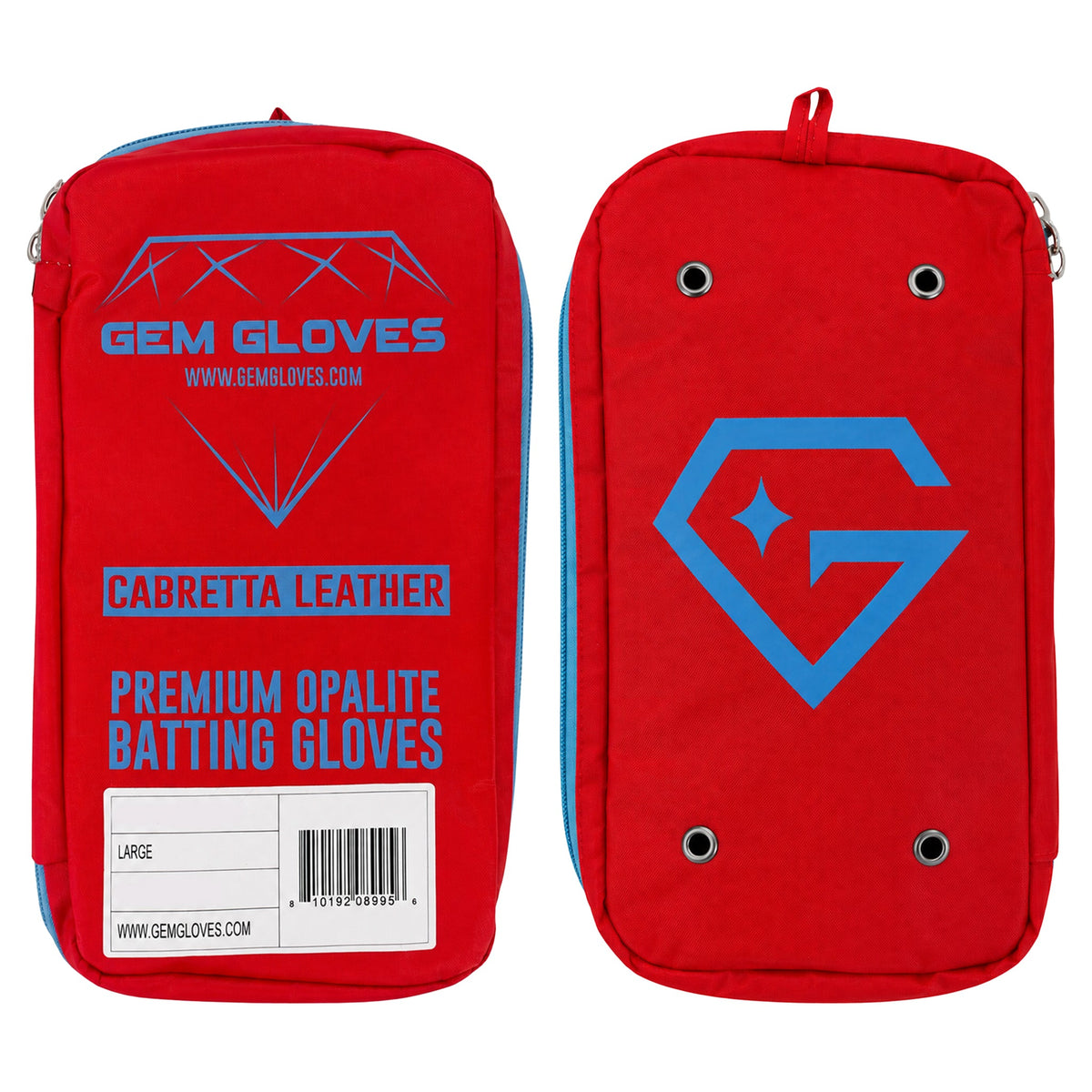 Gem Glove Opalite Batting Glove - Red/White/Stars