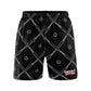 Smash It Sports Mesh Shorts - Bats and Balls (Black/White)