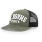 Smash It Sports R112 Trucker Hat - Green/Black/White