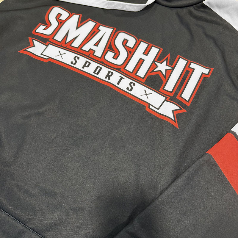 Smash It Sports Fleece Hoodie - Smashie Navy/White