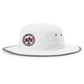 Smash It Sports Bucket Hat White with Red/White/Blue Stamp