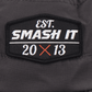 Smash It Sports Bucket Hat Charcoal with Black Patch - Smash It Sports