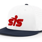 Smash It Sports CA i8503 Performance Hat - White/Navy/Red – Specs Overview | Smash It Sports