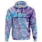 Smash It Sports Core Fleece Hoodie - Purple/Blue Tie Dye - Ladies - Smash It Sports