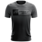 Smash It Sports EVO-Tech Short Sleeve Shirt - Black/Charcoal Fade Boxed Logo – Specs Overview | Smash It Sports
