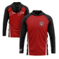 Smash It Sports Hooded Long Sleeve Tee - Red/Black - Smash It Sports