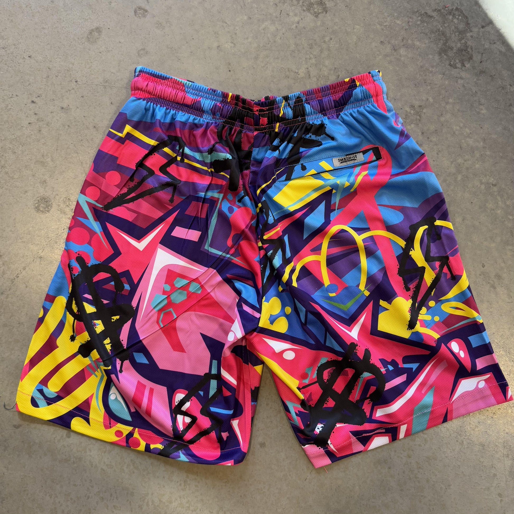 Smash It Sports Mesh Shorts - Graffiti - Smash It Sports
