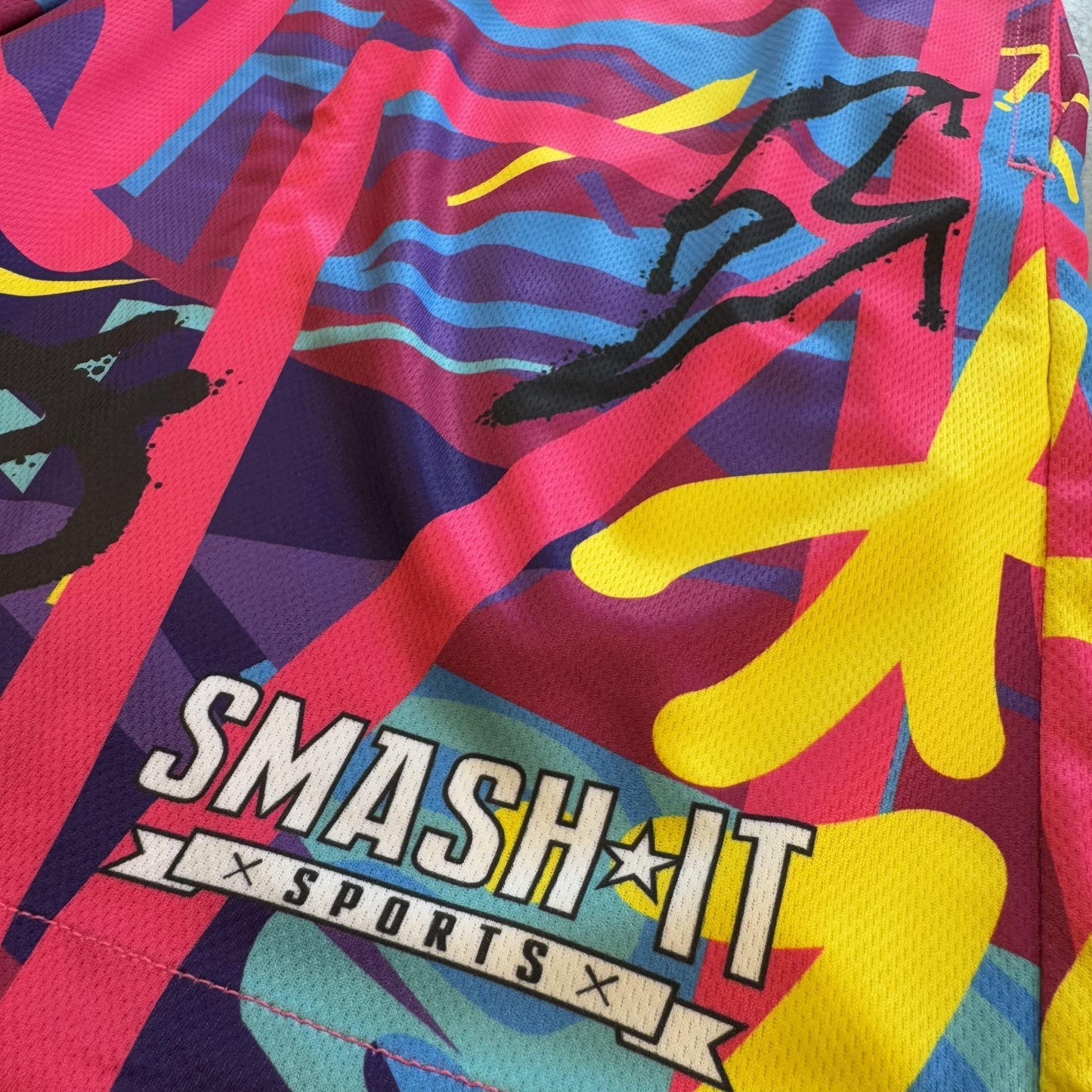 Smash It Sports Mesh Shorts - Graffiti - Smash It Sports
