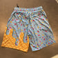 Smash It Sports Mesh Shorts - Ice Cream Drip Blue - Smash It Sports