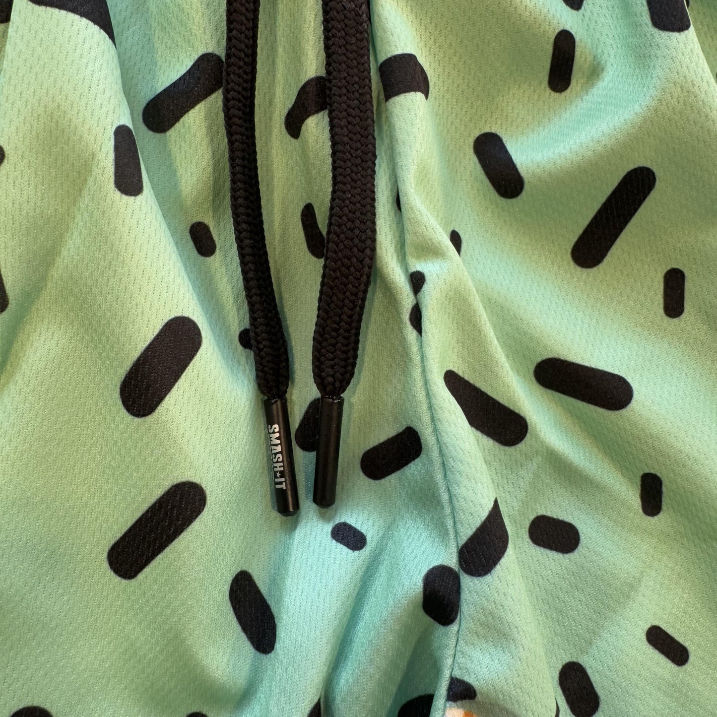 Smash It Sports Mesh Shorts - Ice Cream Drip Mint Chocolate Chip - Smash It Sports