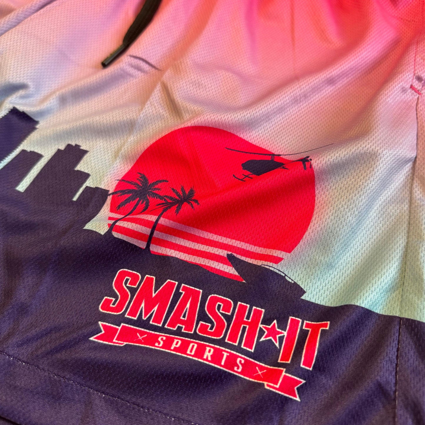 Smash It Sports Mesh Shorts - Miami Vice - Smash It Sports