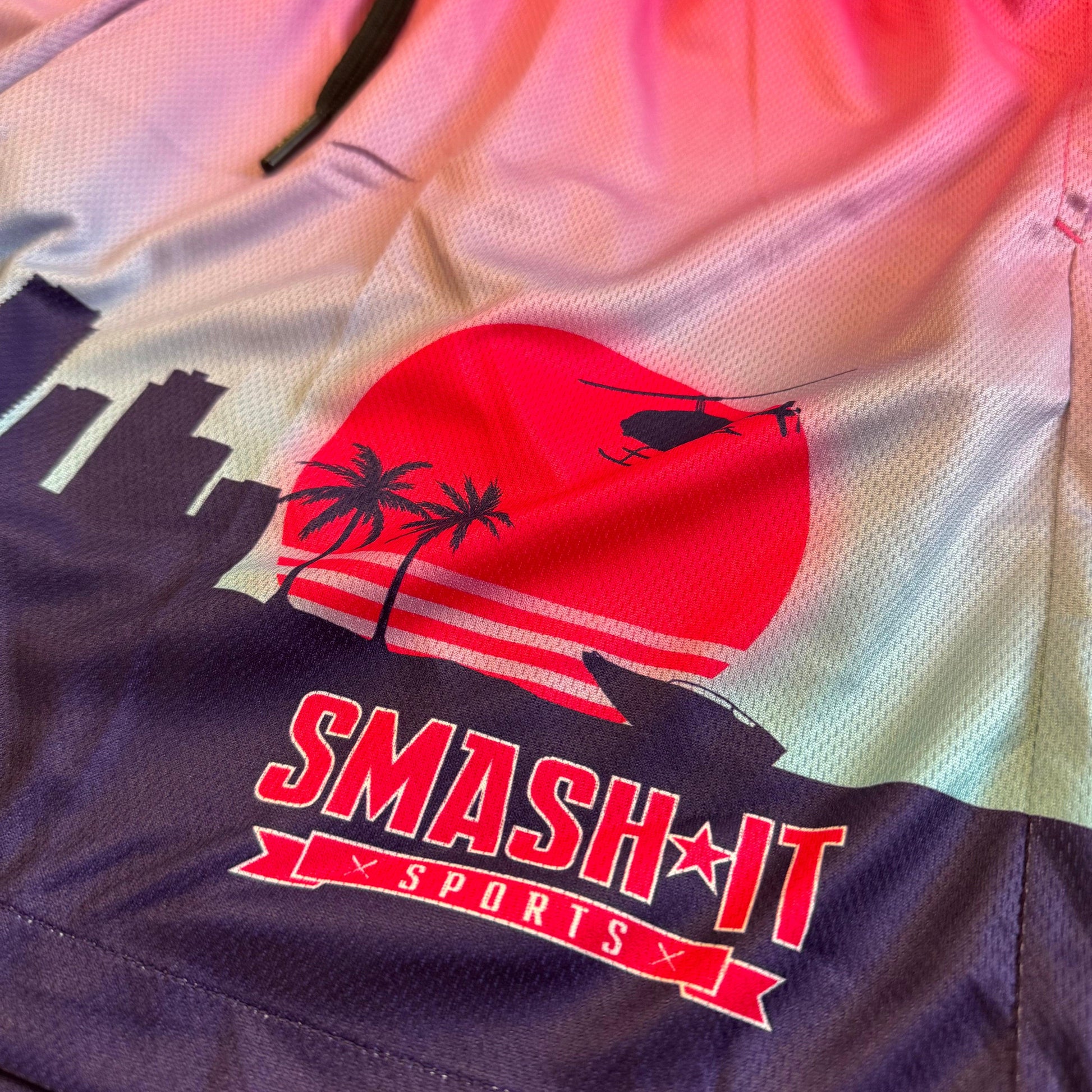 Smash It Sports Mesh Shorts - Miami Vice - Smash It Sports