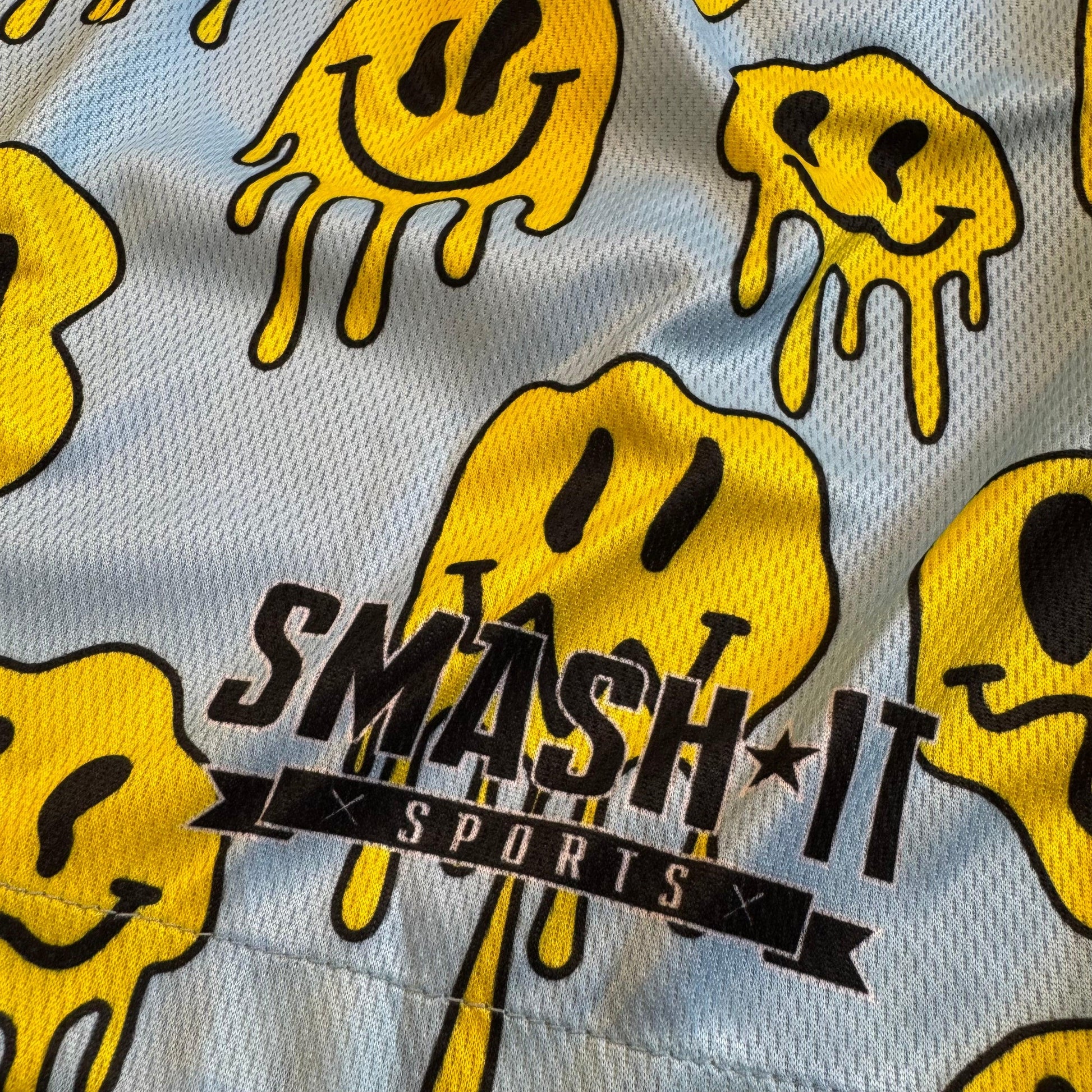 Smash It Sports Mesh Shorts - Smiley Carolina - Smash It Sports