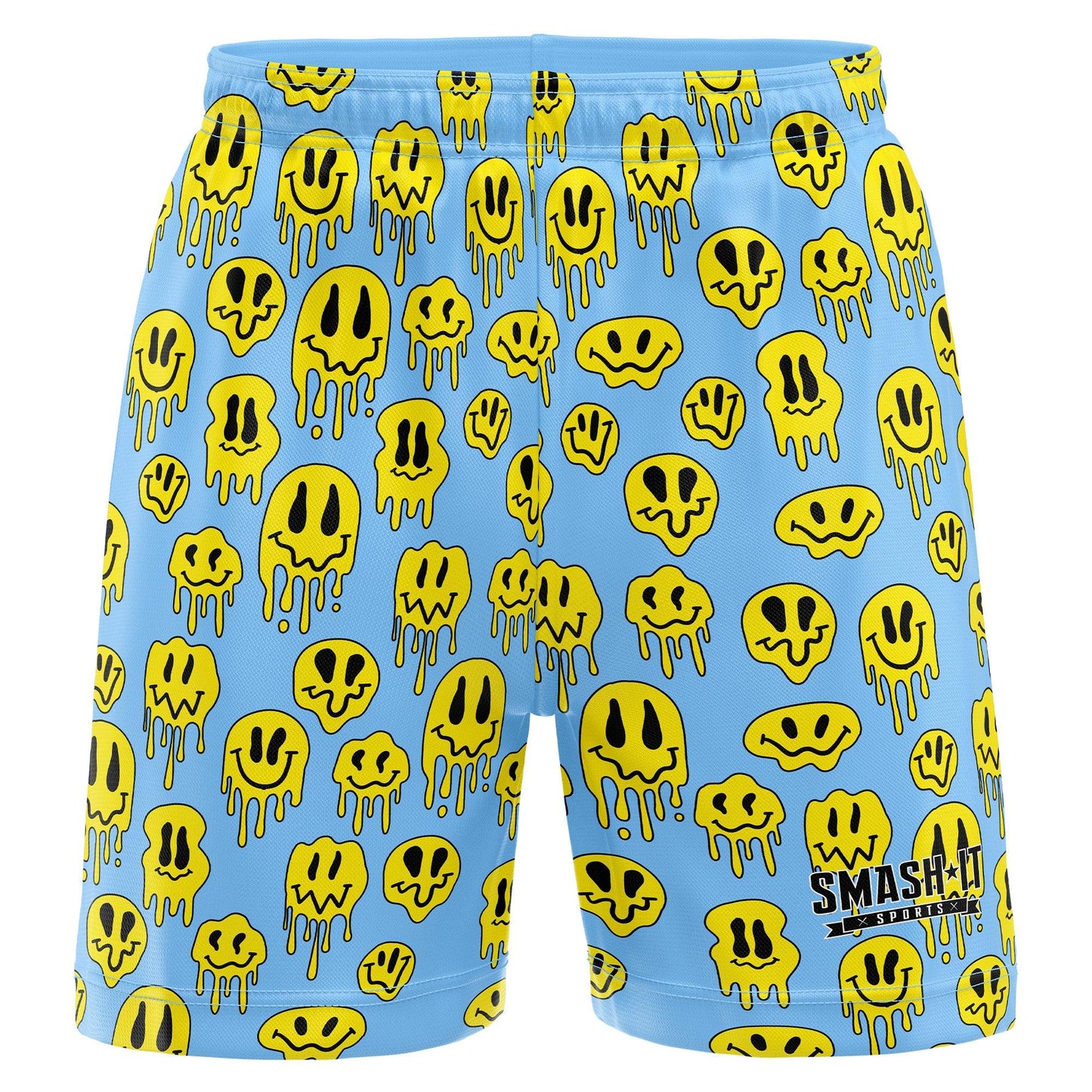 Smash It Sports Mesh Shorts - Smiley Carolina - Smash It Sports