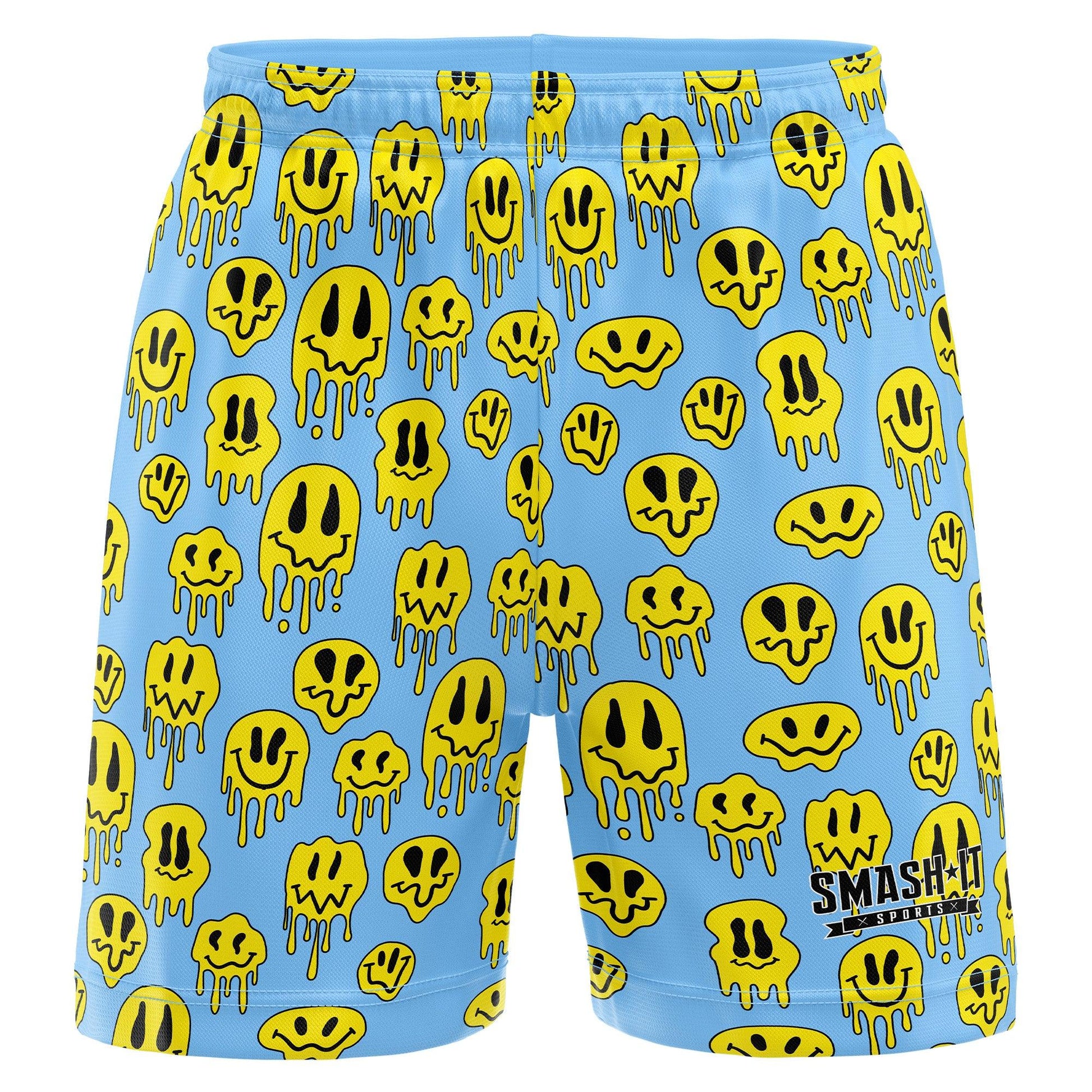 Smash It Sports Mesh Shorts - Smiley Carolina - Smash It Sports