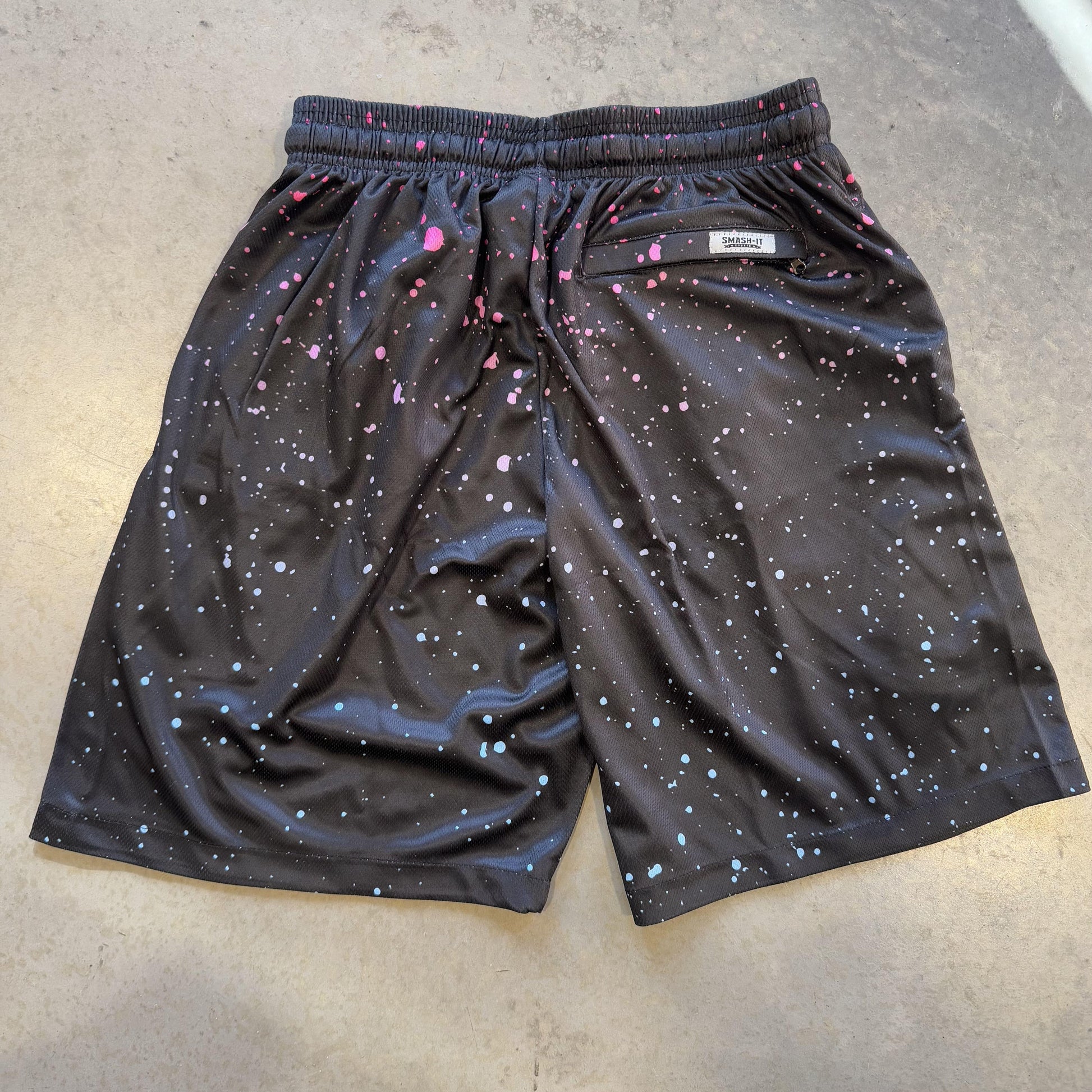 Smash It Sports Mesh Shorts - Splatter Galaxy - Smash It Sports