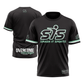 Smash It Sports Short Sleeve Shirt - The League (Black/Mint) - Smash It Sports