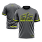 Smash It Sports Short Sleeve Shirt - The League (Charcoal/Volt) - Smash It Sports
