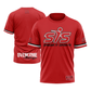 Smash It Sports Short Sleeve Shirt - The League (Red) - Smash It Sports