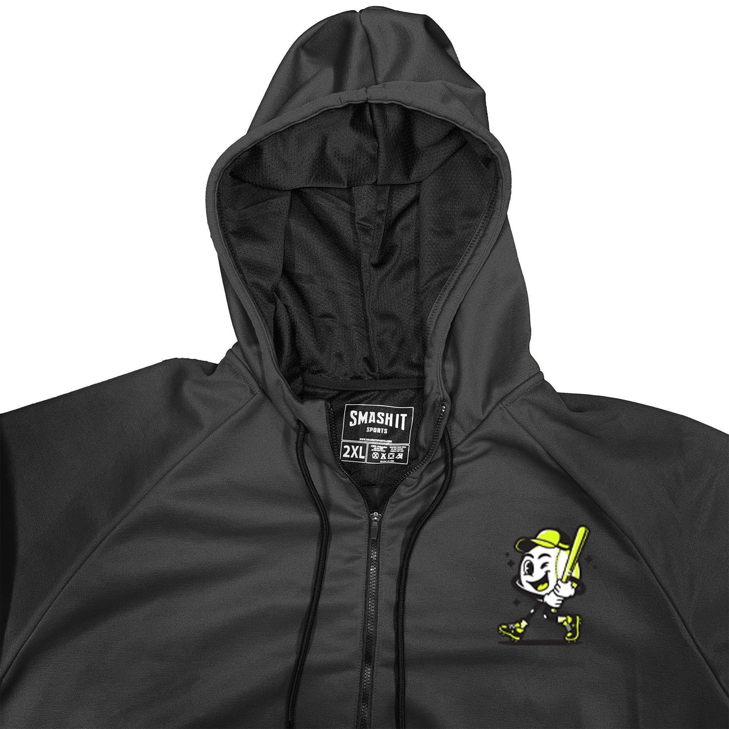 Smash It Sports "Smashie" BP Fleece Hoodie - Black - Smash It Sports