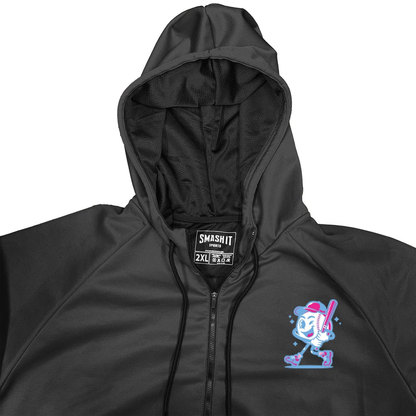 Smash It Sports "Smashie" BP Fleece Hoodie - Black - Smash It Sports