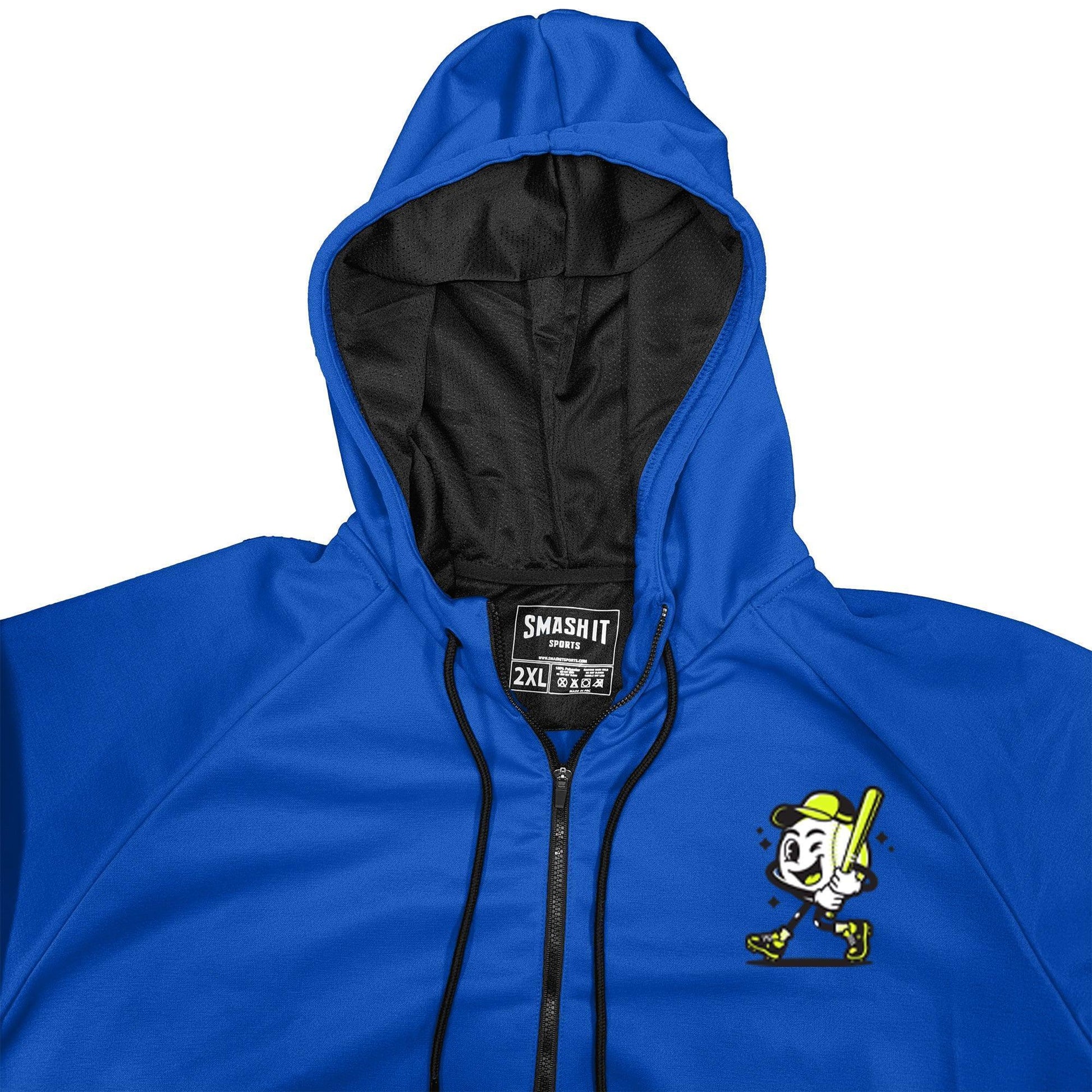 Smash It Sports "Smashie" BP Fleece Hoodie - Royal - Smash It Sports