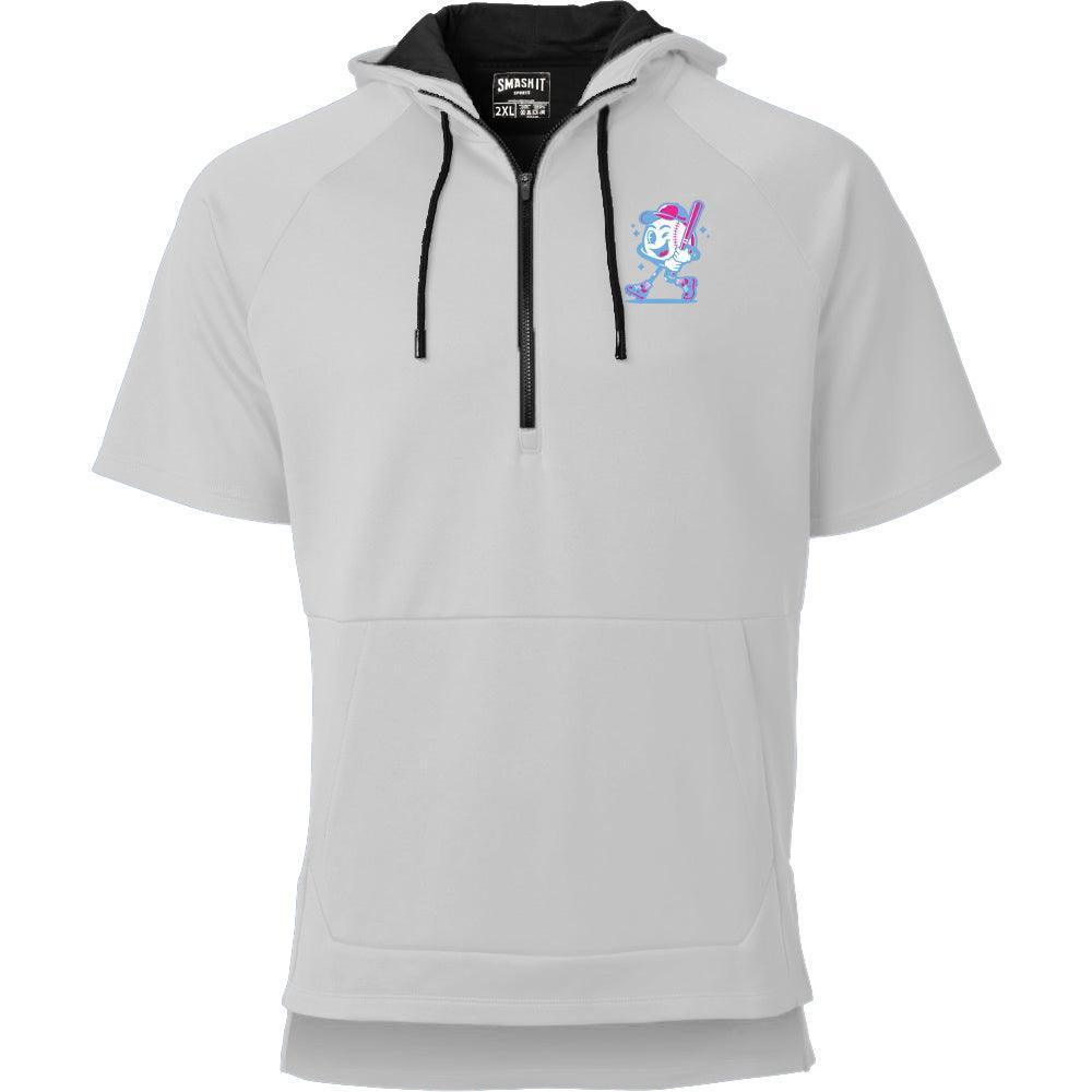 Smash It Sports "Smashie" BP Fleece Hoodie - White - Smash It Sports
