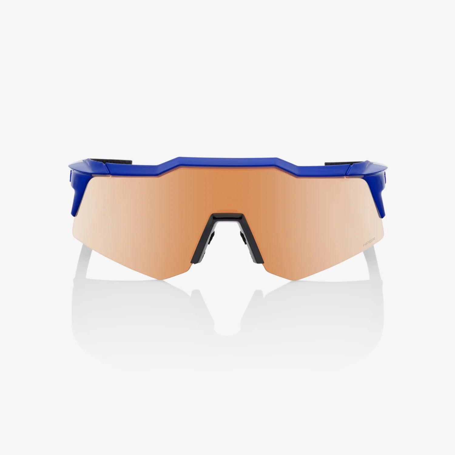 SPEEDCRAFT XS - Gloss Cobalt Blue - HiPER Copper Mirror Lens – Second View | Smash It Sports