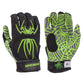 Spiderz HYBRID Batting Gloves - Black/Neon Green - Smash It Sports