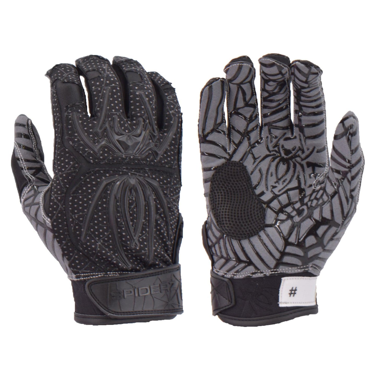 Spiderz HYBRID Batting Gloves - Blackout - Smash It Sports