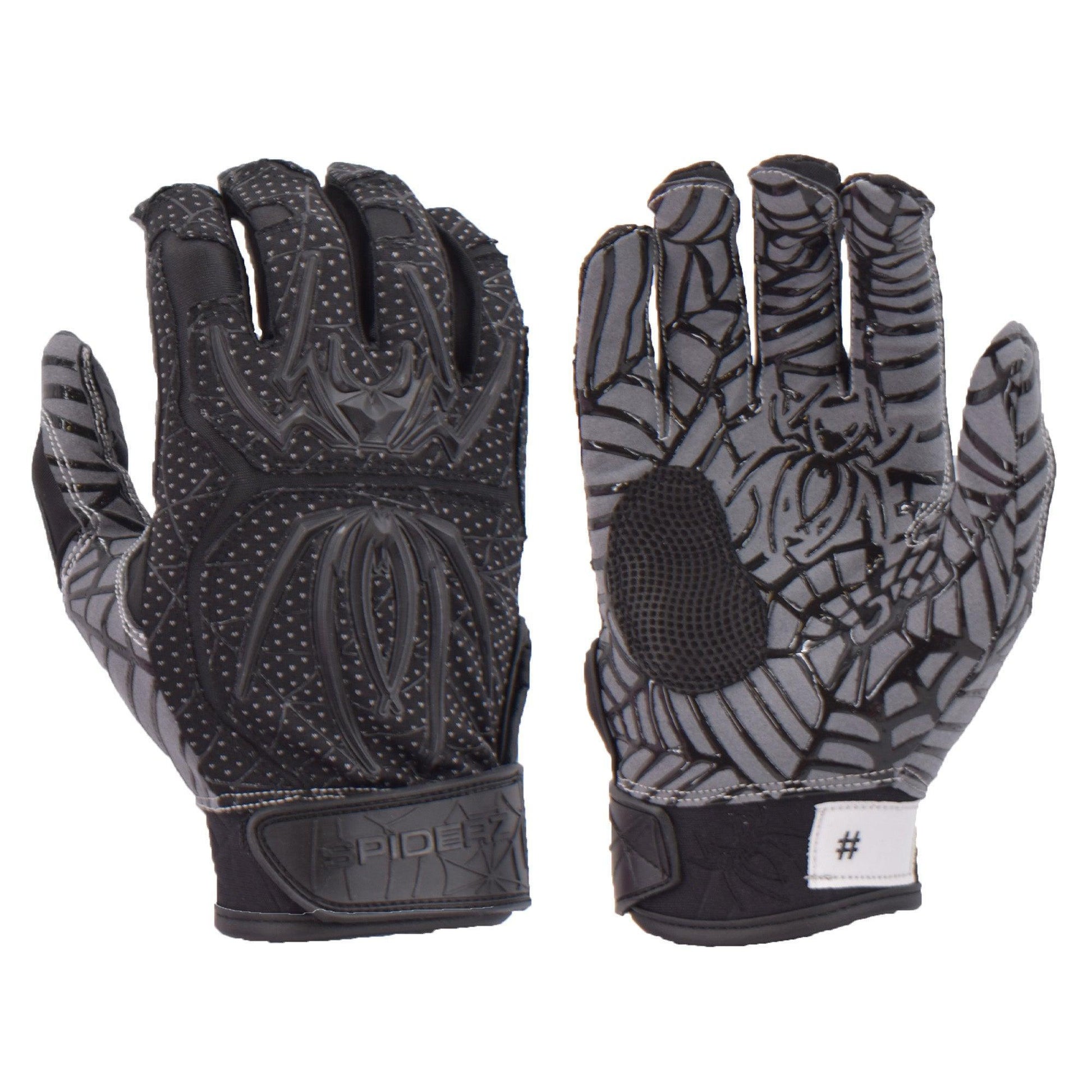 Spiderz HYBRID Batting Gloves - Blackout - Smash It Sports