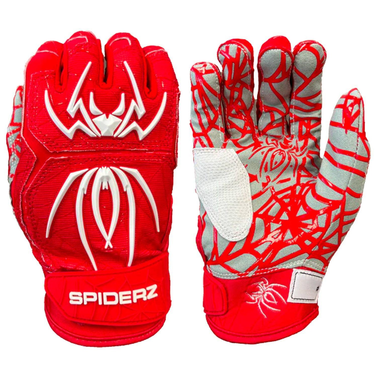 Spiderz HYBRID Batting Gloves - Red/White – Product View | Smash It Sports | pro, web