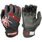 Spiderz PRO Batting Gloves - Black/Red/White – Product View | Smash It Sports | leather, pro