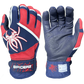 Spiderz Pro Premier Batting Gloves - Navy Blue/Red/White - Smash It Sports