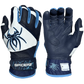 Spiderz Pro Premier Batting Gloves - Navy Blue/White/Columbia Blue - Smash It Sports