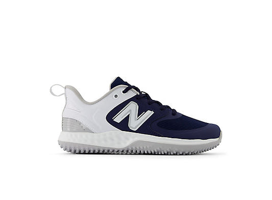 New Balance Women's VELO v3 Turf Softball Shoes - Navy with White - STVELON3