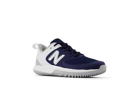 New Balance Women's VELO v3 Turf Softball Shoes - Navy with White - STVELON3