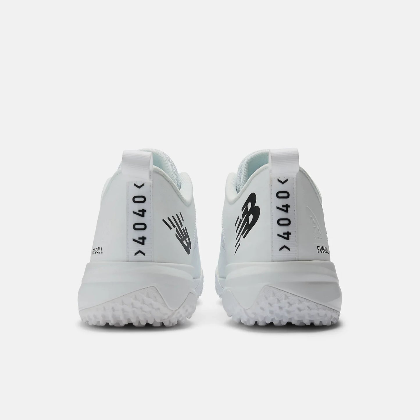 New Balance Men's Fuelcell 4040 v8 Turf Baseball Shoes - White/Black - T4040TW8